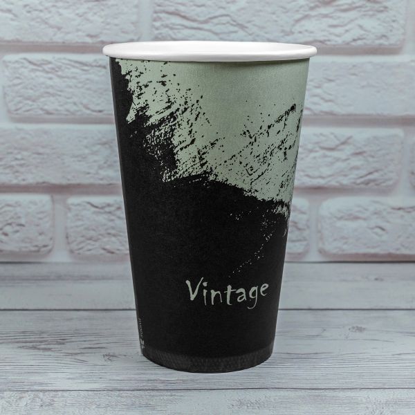 Стакан паперовий 500 мл VINTAGE