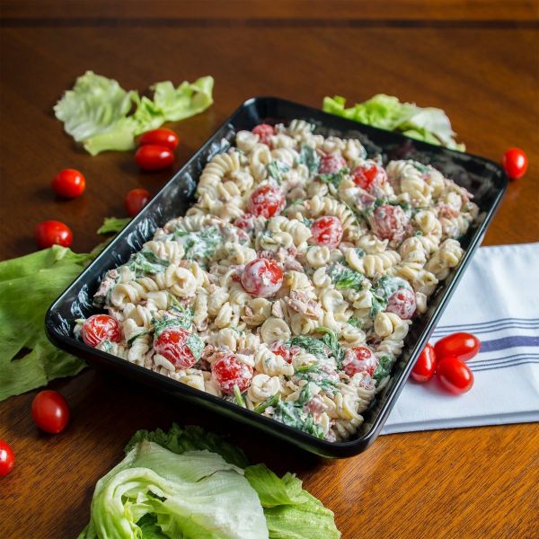 Блюдо для викладки продуктів з меламіну 300*190*55 мм, чорний One Chef