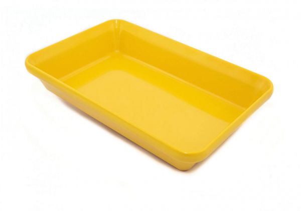 Блюдо для викладки продуктів з меламіну 300*190*55 мм, пісочне One Chef