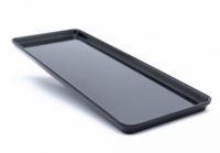 Блюдо прямокутне з меламіну 252*99*11 мм, чорний One Chef