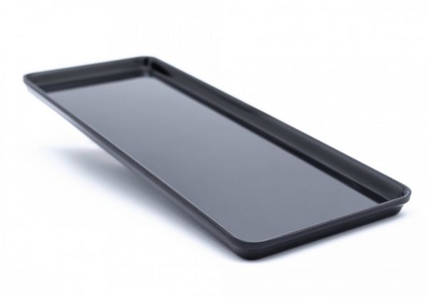 Блюдо прямокутне з меламіну 252*99*11 мм, чорний One Chef