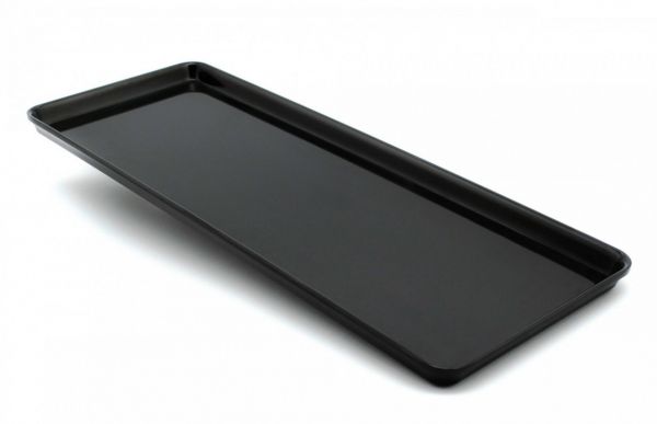 Блюдо прямокутне з меламіну 304*118*13 мм, чорний One Chef