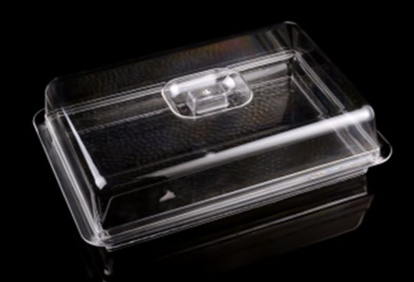 Підставка для торту з кришкою акрил 320*225*90 мм One Chef