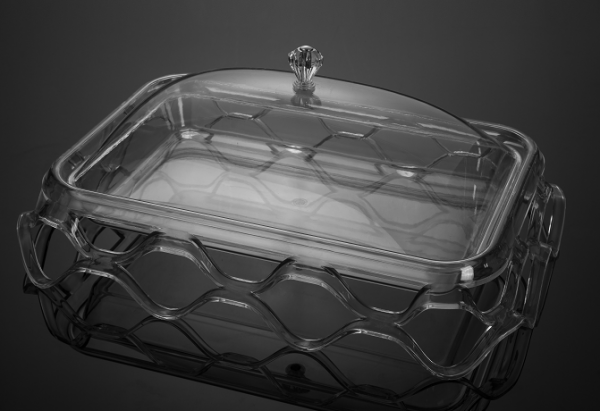 Підставка для торту з кришкою акрил 500*440*220 мм One Chef