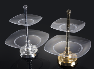 Етажерка 2 яруси акрил 300*255*38H мм One Chef