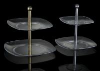 Етажерка 2 яруси акрил 300*255*28H мм One Chef