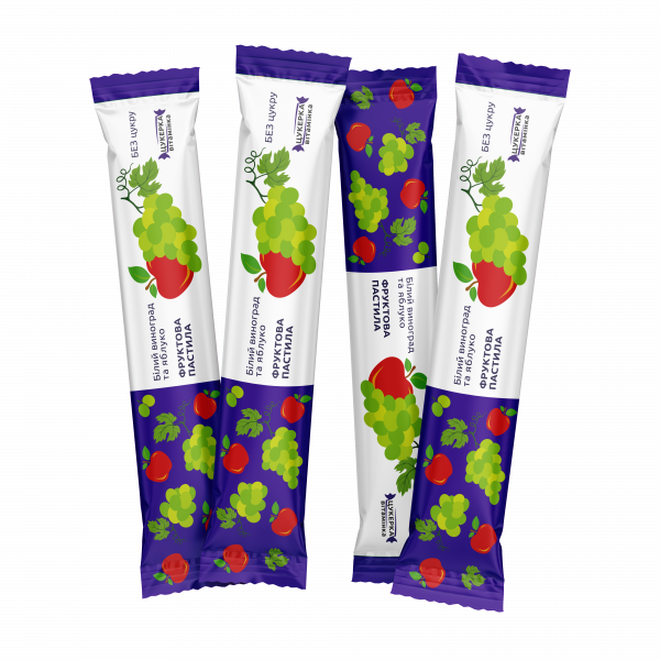 Фруктова пастила Виноград-яблуко 15 гр