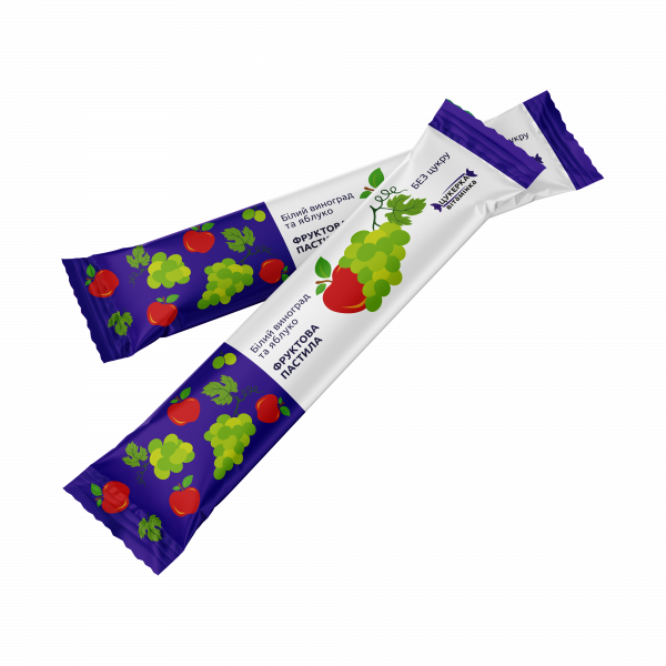 Фруктова пастила Виноград-яблуко 15 гр
