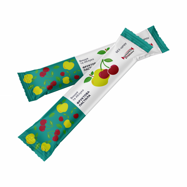 Фруктова пастила Вишня-яблуко 15 гр