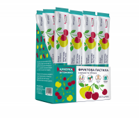 Фруктова пастила Вишня-яблуко 15 гр