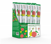 Фруктова пастила Персик-яблуко 15 гр