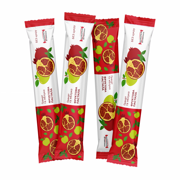 Фруктова пастила Гранат-яблуко 15 гр