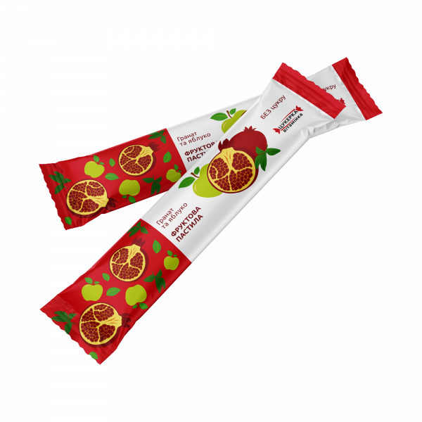 Фруктова пастила Гранат-яблуко 15 гр