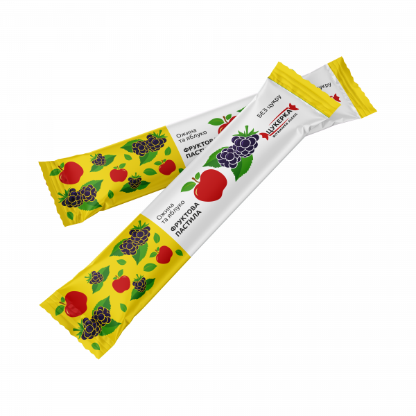 Фруктова пастила Ожина-яблуко 15 гр