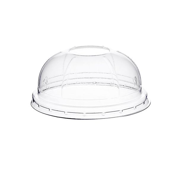 Кришка пластикова D-90 мм РЕТ купол без отвору 100 шт