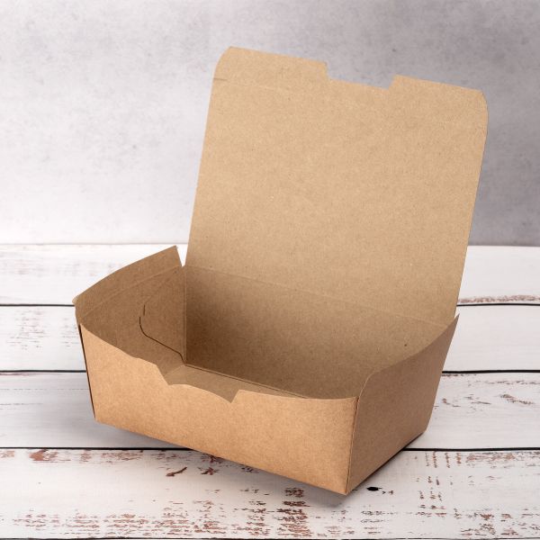 Коробка картонна для суші та других страв 165*105*58 мм КРАФТ