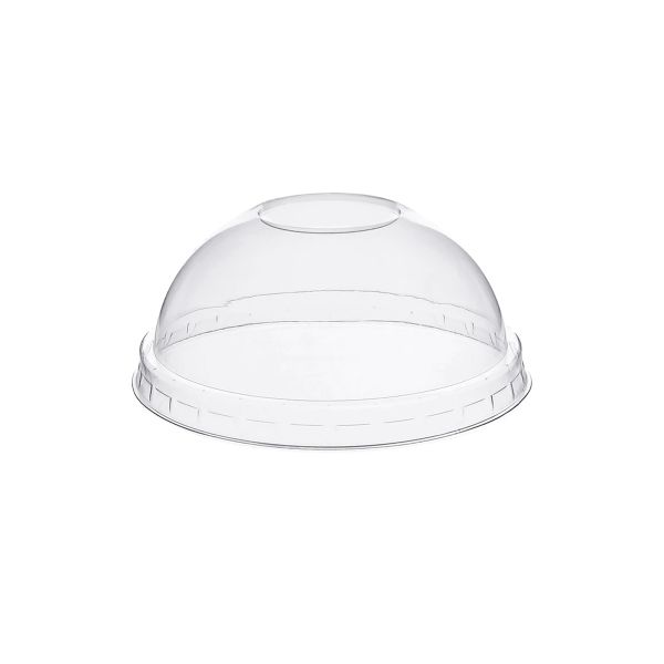 Кришка пластикова на РЕТ Люкс купол без отвору 50 шт
