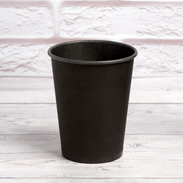 Стакан паперовий 250 мл Антрацит