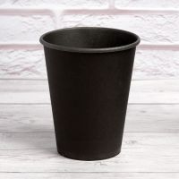 Стакан паперовий 400 мл Антрацит
