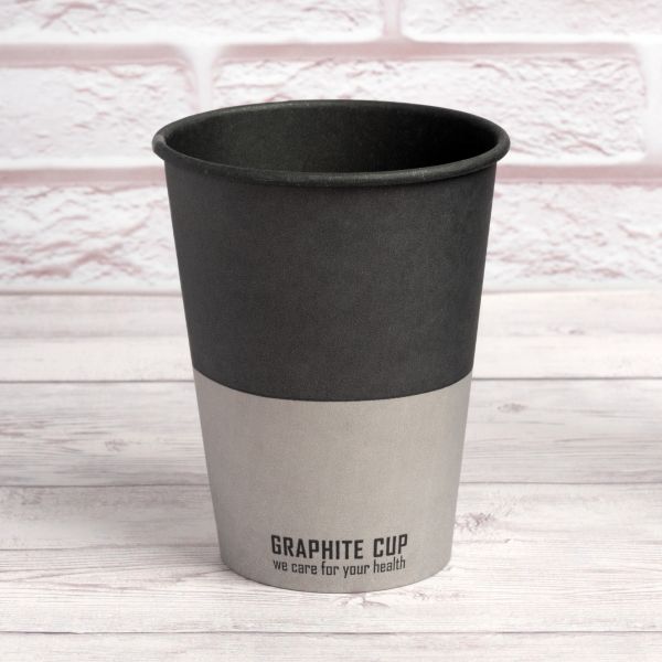 Стакан паперовий 400 мл GRAPHITE CUP