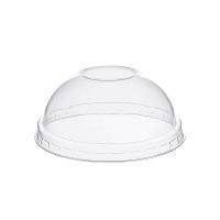 Кришка пластикова на РЕТ Light купол без отвору 100 шт