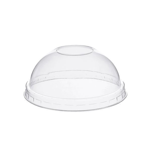 Кришка пластикова на РЕТ Light купол без отвору 100 шт