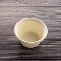 Тарілка паперова щільна глибока 600 мл d-14 см БІЛА 50 шт