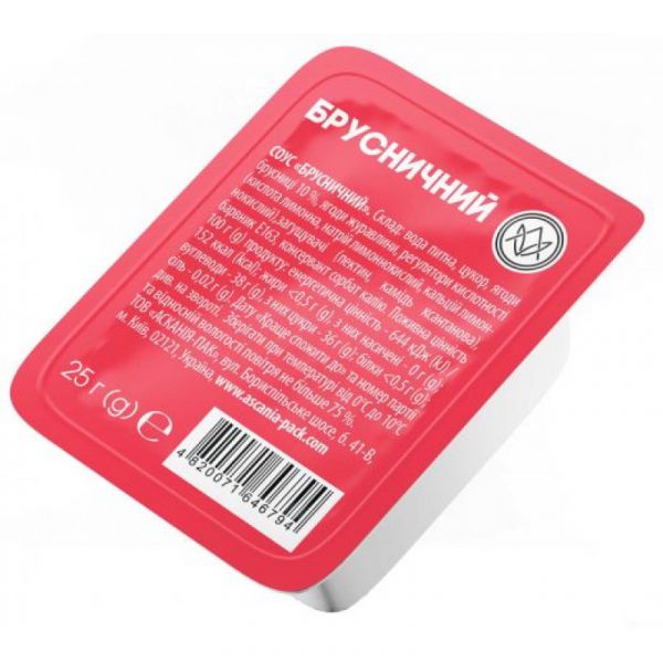 Соус порційний Брусничний 24 г