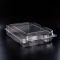 Контейнер з кришкою для суші/солодощів та холодних страв 4 відділення 1065 мл ПРОЗОРИЙ
