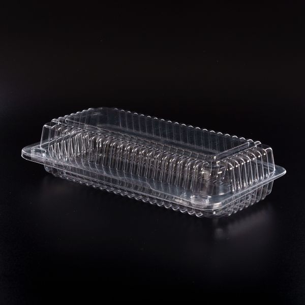 Контейнер з кришкою д/суші та солодощів 750 мл 220*116 мм ПРОЗОРИЙ