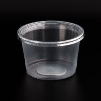 Контейнер з кришкою РР 500 мл d=117 мм h-75 мм ПРОЗОРИЙ 50 шт