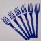 Виделки 16см 100шт сині