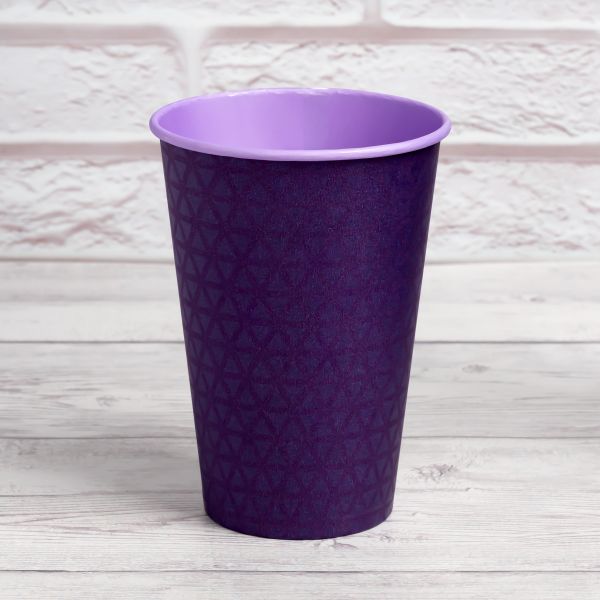 Стакан паперовий 340 мл PURPLE