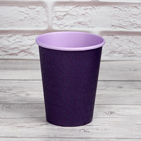 Стакан паперовий 250 мл PURPLE