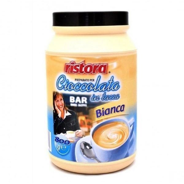 Шоколад білий RISTORA банка 800 г