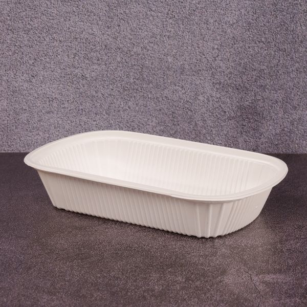 Лоток БІО 800 мл 225*140*51 мм з кукурудзяного крохмалю 200 шт