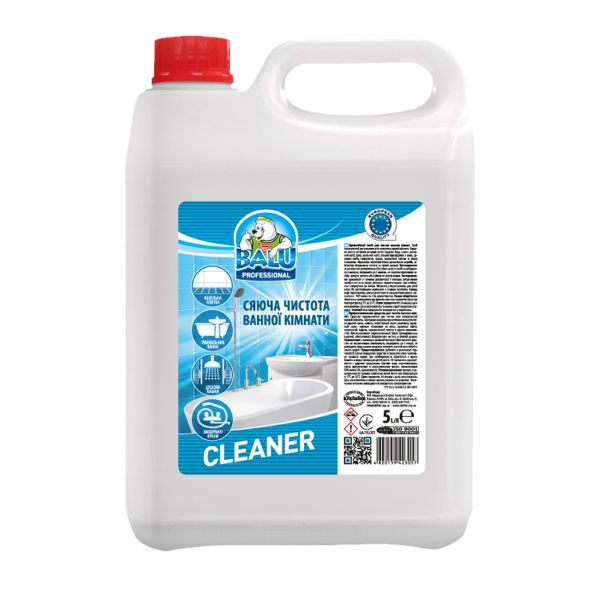 Професійний засіб для миття сантехніки та кераміки BALU Cleaner 5 л каністра
