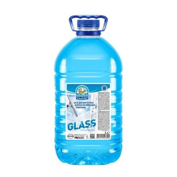 Засіб для миття скла дзеркал та глянцевих поверхонь BALU Glass Морська свіжість 5 л РЕТ
