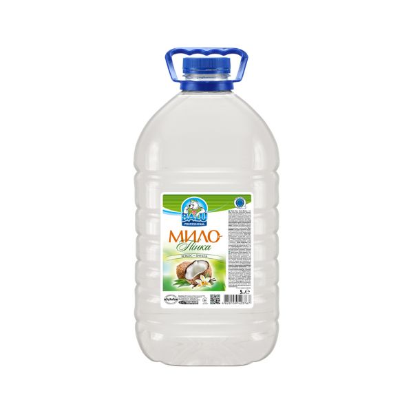 Мило-піна BALU Кокос Ваниль 5 л РЕТ