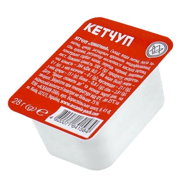 Кетчуп Томатний порційний 28 г