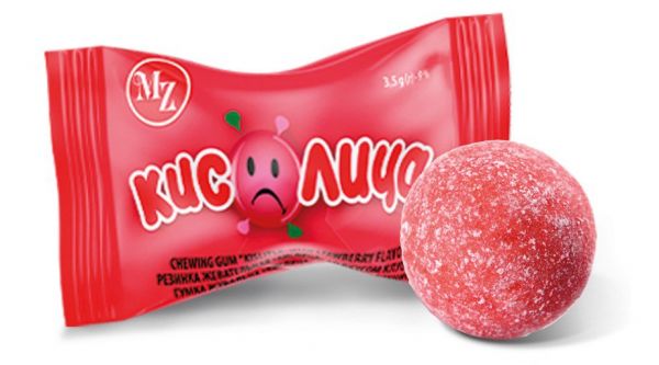 Жуйка Кислиця Полуниця 3,5 г 100 шт