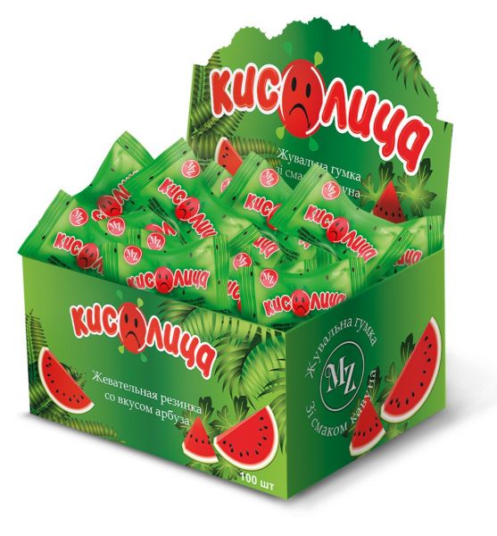 Жуйка Кислиця Кавун 3,5 г 100 шт
