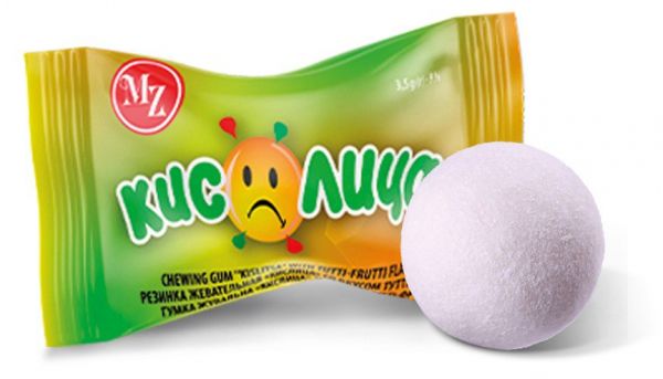 Жуйка Кислиця Тутті-фрутті 3,5 г 100 шт