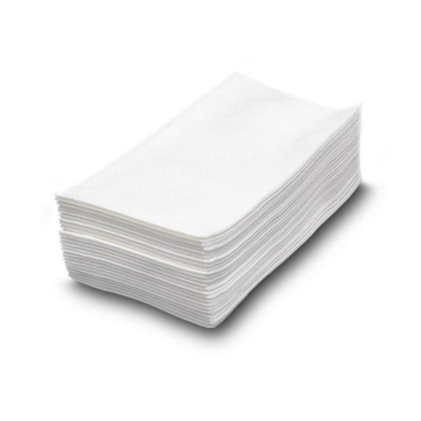 Серветки банкетні 33*33 см 1/8 складання 2 шари целюлозні білі 200 шт