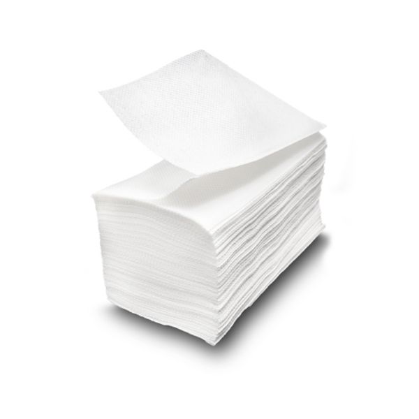 Рушники паперові V 21х21 см 1 шар целюлозні білі 250 шт