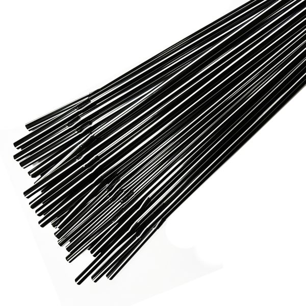 Трубочки з гофрой d-4.8 мм L-210 мм чорно-білі 1000 шт