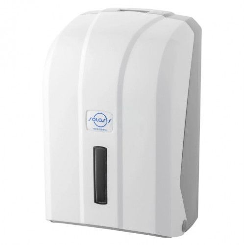 Диспенсер 135*120*225 мм для листового туалетного паперу білий