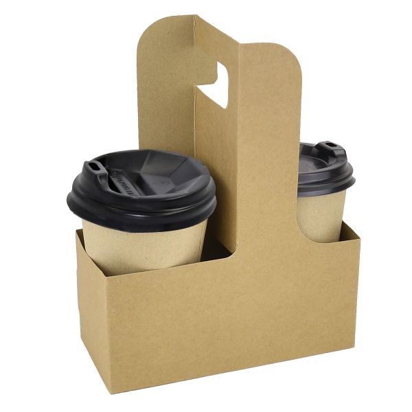 Тримач для 2-х стаканів ЄВРО картон