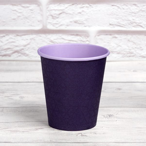 Стакан паперовий 185 мл PURPLE