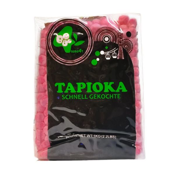 Bubble Tea Тапіока рожева зі смаком Полуниці 1 кг